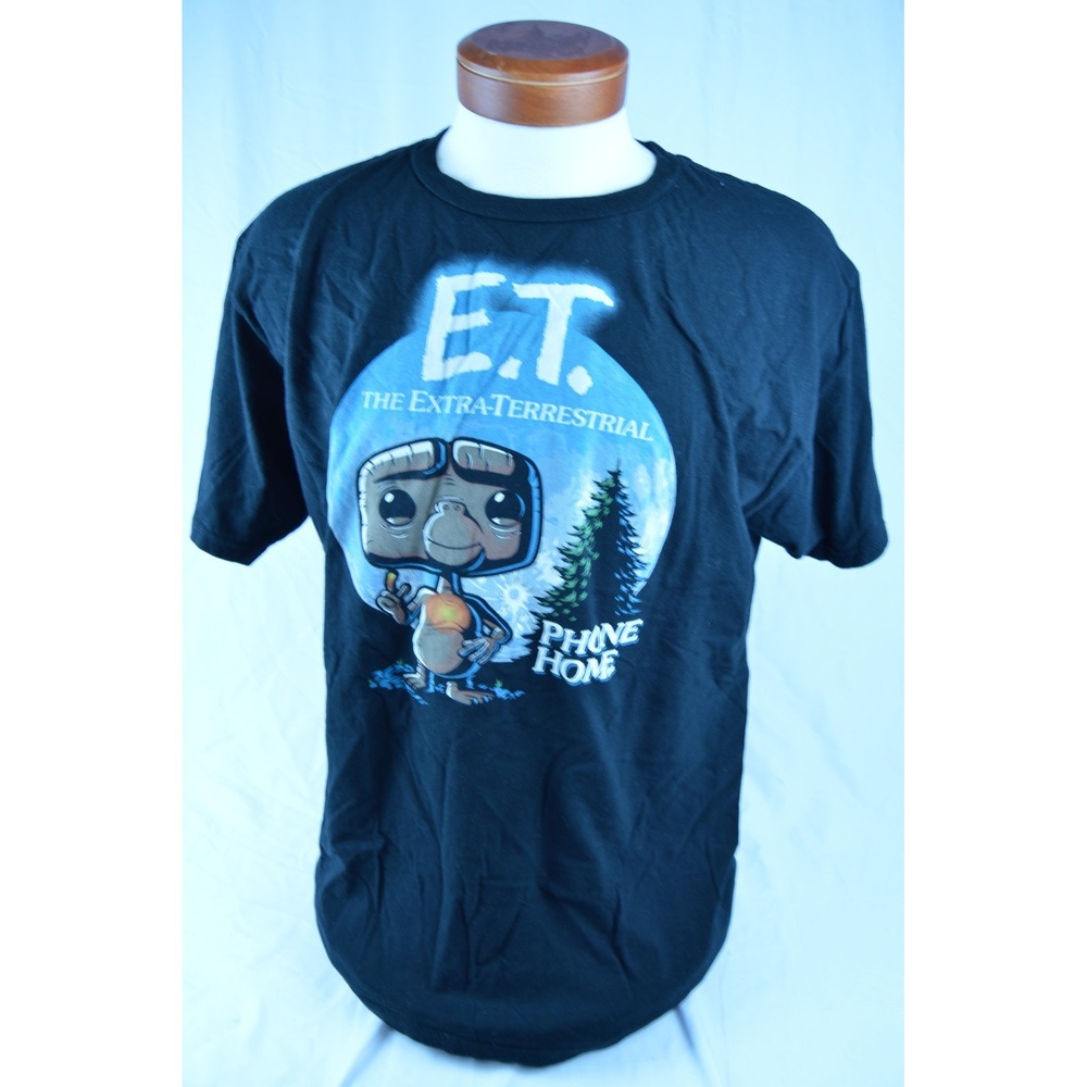 E.T. Funko Pop Black T- Shirt - Size XL